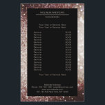 Elegant Glitter Silber Rost Flyer<br><div class="desc">Ein elegantes und raffiniertes Design mit einem digitalen Bild aus Silber-Rost-Glitter. Achtung: Bei der Herstellung wird keine echte Folie verwendet,  sondern nur die Farbe gründlich aufgedruckt. Füge deine Daten,  Logo,  Firmendetails und Bilder in Minuten hinzu.</div>