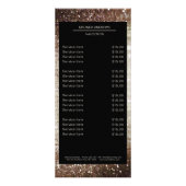 Elegant Glitter Silver Gold Reclamekaart (Voorkant)