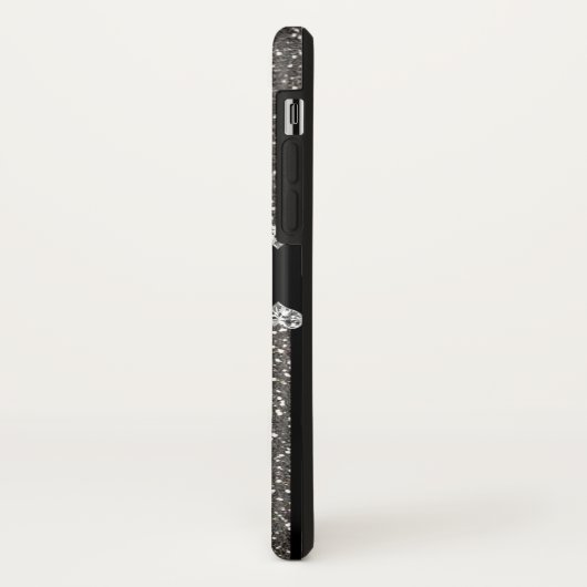 Elegant Glitter Speciaal iPhone X Hoesje (Achterkant/links)