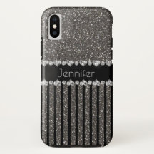 Elegant Glitter Speciaal iPhone X Hoesje