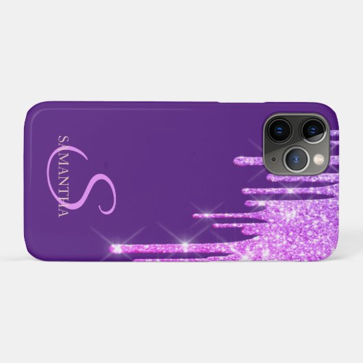 Elegant Glitter steekt geweld af Case-Mate iPhone Case (Achterkant (horizontaal))