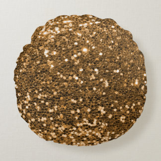 Elegant Glitter Textuur ontwerp Rond Kussen
