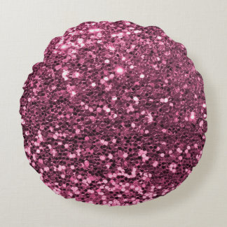 Elegant Glitter Textuur ontwerp Rond Kussen