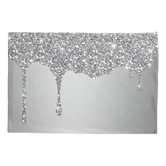Elegant glitter textuur Pillowcase Kussensloop (Achterkant)