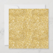 Elegant Glitter Tree Red Kerstparty Kaart (Achterkant)