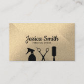 Elegant Glitter Visitekaartje (Voorkant)