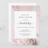 Elegant glitter Vrijgezellenfeest Kaart (Voorkant / Achterkant)