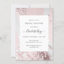 Elegant glitter Vrijgezellenfeest Kaart