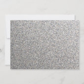 Elegant Glitter Wedding Invitation Kaart (Achterkant)