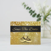 Elegant Glitter Wedding Rings sparen de Kaart van  (Staand voorkant)