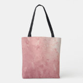 Elegant glittery blush roos animal print monogram tote bag (Achterkant)