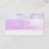 Elegant Glittery Lashes, Striped Bokeh Loyalty Kaa (Achterkant)