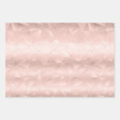 Elegant Glitzy Blush Pink Silver Marble Diamond Inpakpapier Vel (Voorkant 3)