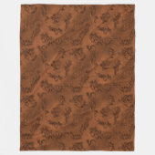 Elegant Glossy Fleece Deken (Voorkant)