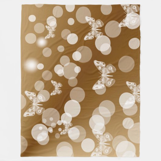 Elegant Glossy Fleece Deken (Voorkant)