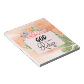 Elegant God is mijn schuilplaats. Notitieblok (Schuin)