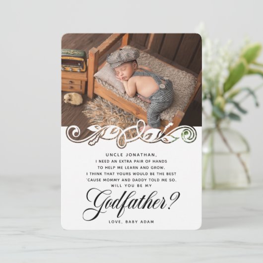 Elegant Godfather-fotovoorstel (Staand voorkant)