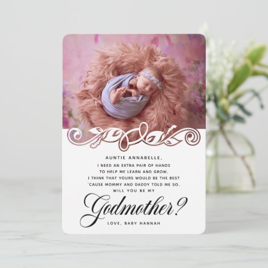 Elegant Godmoeder-fotovoorstel (Staand voorkant)