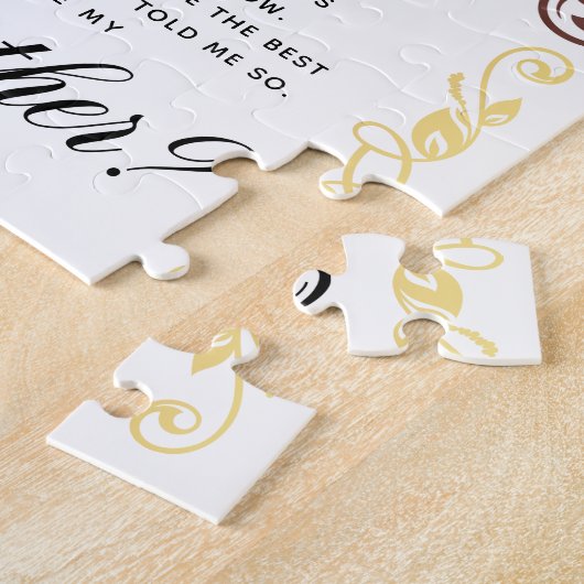 Elegant Godmoeder-fotovoorstel Legpuzzel (Zijkant)