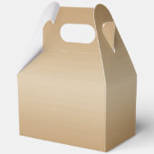 Elegant Gold 50th Birthday Bedankdoosjes (Achterkant)