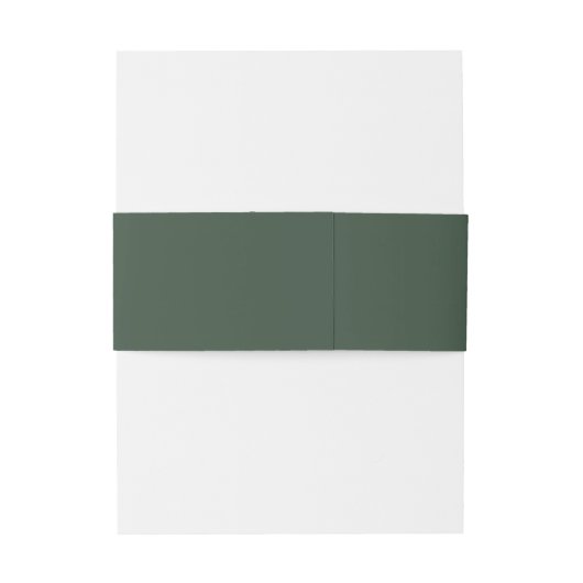 Elegant Gold Abstract Shape Green Uitnodigingen Wikkel (Achterkant Voorbeeld)