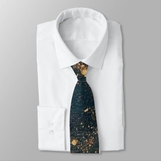 Elegant Gold Accent Tie / Elegante Krawatte Stropdas (Gebonden)