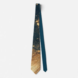 Elegant Gold Accent Tie / Elegante Krawatte Stropdas
