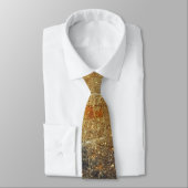 Elegant Gold Accent Tie / Elegante Krawatte Stropdas (Gebonden)