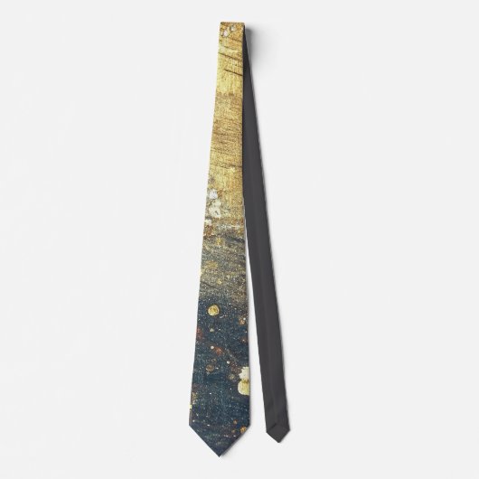 Elegant Gold Accent Tie / Elegante Krawatte  Stropdas (Voorkant)