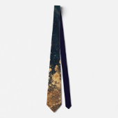Elegant Gold Accent Tie / Elegante Krawatte Stropdas (Voorkant)