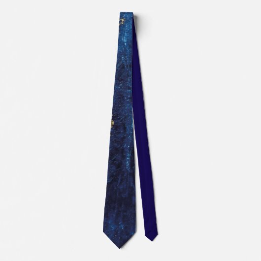 Elegant Gold Accent Tie / Elegante Krawatte Stropdas (Voorkant)