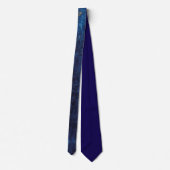 Elegant Gold Accent Tie / Elegante Krawatte Stropdas (Achterkant)