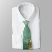 Elegant Gold Accent Tie / Elegante Krawatte Stropdas (Gebonden)