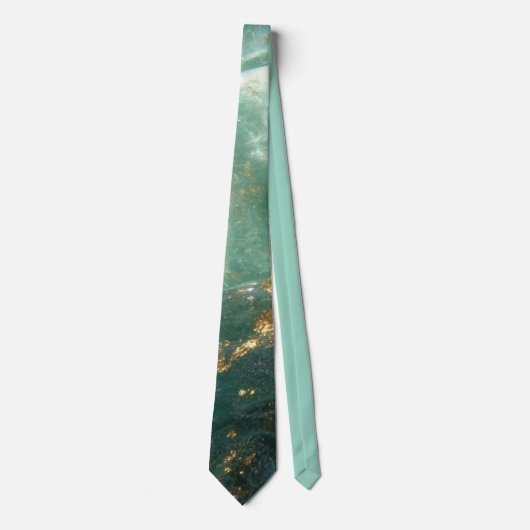 Elegant Gold Accent Tie / Elegante Krawatte Stropdas (Voorkant)