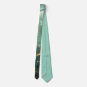 Elegant Gold Accent Tie / Elegante Krawatte Stropdas (Achterkant)