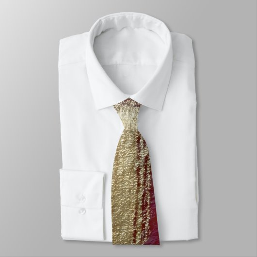 Elegant Gold Accent Tie / Elegante Krawatte Stropdas (Gebonden)