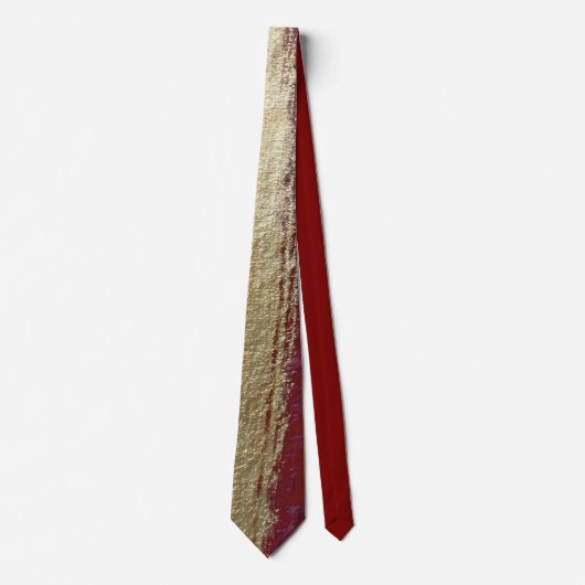 Elegant Gold Accent Tie / Elegante Krawatte Stropdas (Voorkant)