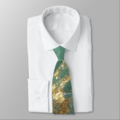 Elegant Gold Accent Tie / Elegante Krawatte Stropdas (Gebonden)