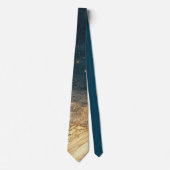 Elegant Gold Accent Tie / Elegante Krawatte Stropdas (Voorkant)