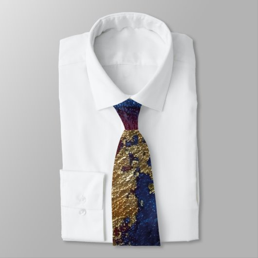 Elegant Gold Accent Tie / Krawatte Stropdas (Gebonden)