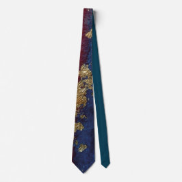 Elegant Gold Accent Tie / Krawatte Stropdas