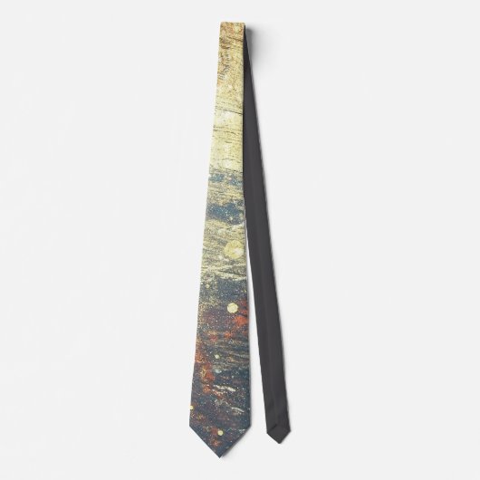 Elegant Gold Accent Tie  Stropdas (Voorkant)