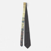 Elegant Gold Accent Tie  Stropdas (Achterkant)