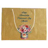 Elegant Gold Administrative Professionals Day Groot Cadeauzakje (Achterkant)
