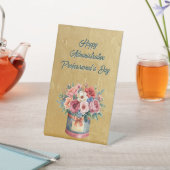 Elegant Gold Administrative Professionals Day Reclamebord Met Voetstuk (Insitu)