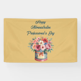 Elegant Gold Administrative Professionals Day Spandoek