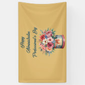 Elegant Gold Administrative Professionals Day Spandoek (Verticaal)