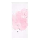 Elegant gold and black beauty salon reclamekaart (Achterkant)