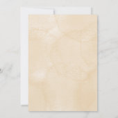 Elegant gold and pink butterfly birthday invitatio kaart (Achterkant)