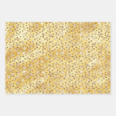 Elegant Gold Animal Print Patronen Inpakpapier Vel (Voorkant 3)